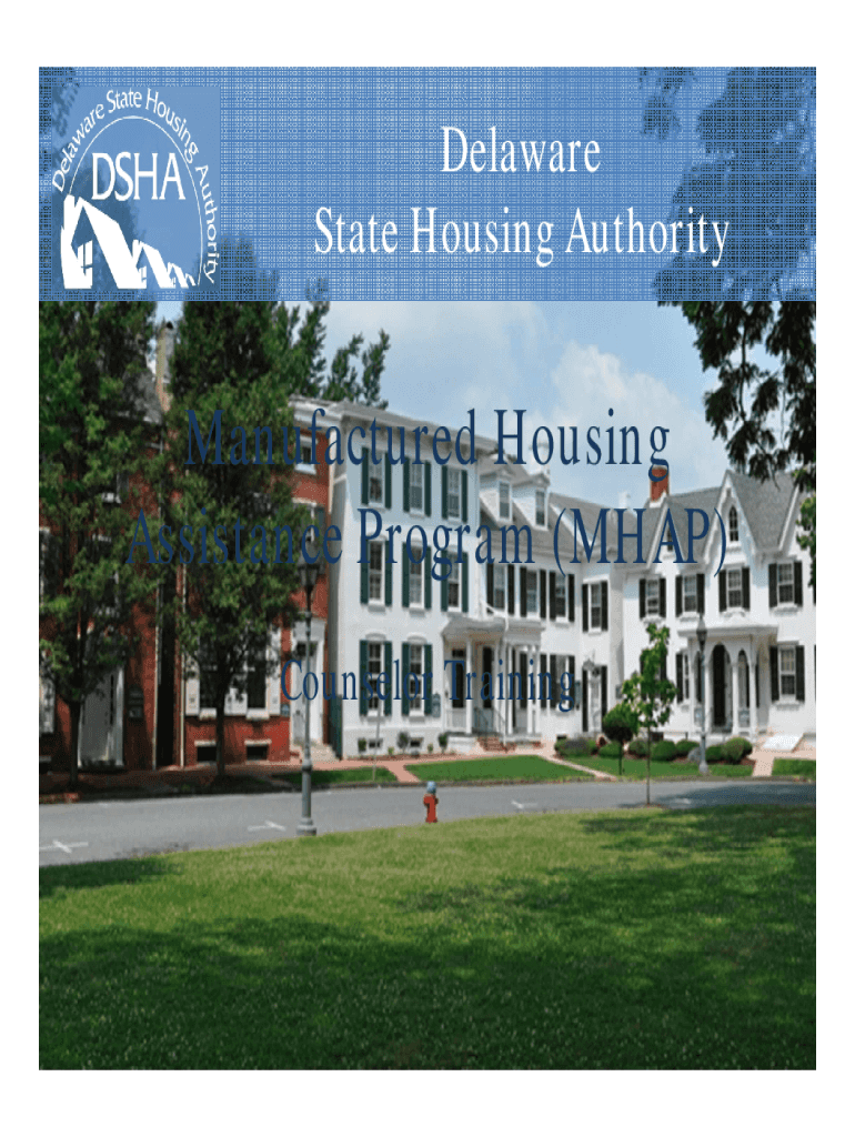 Fillable Online Delaware State Housing Authority Announces New Program