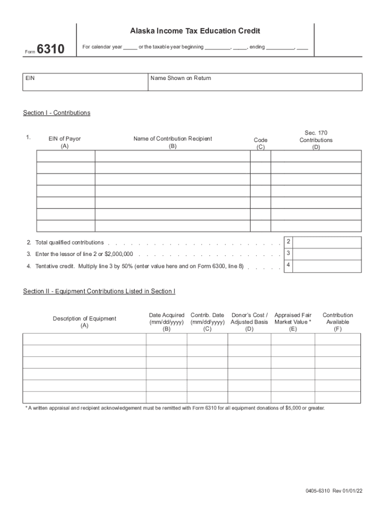 form 6310 Preview on Page 1