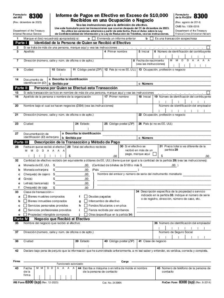 Formulario 8300 del IRS: Qu es y por qu es importante? Preview on Page 1