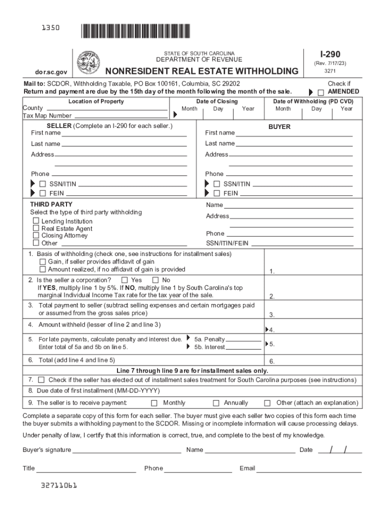 form i 290 south carolina Preview on Page 1