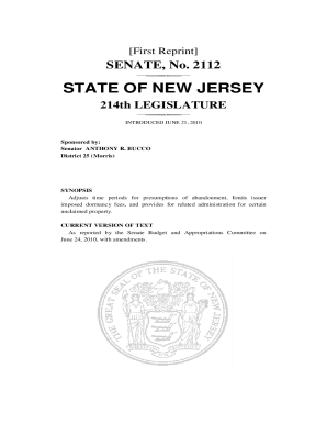 Bucco Bill Approving The Sale of Morris Townshi