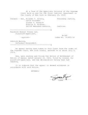 Appellate Term - First Department