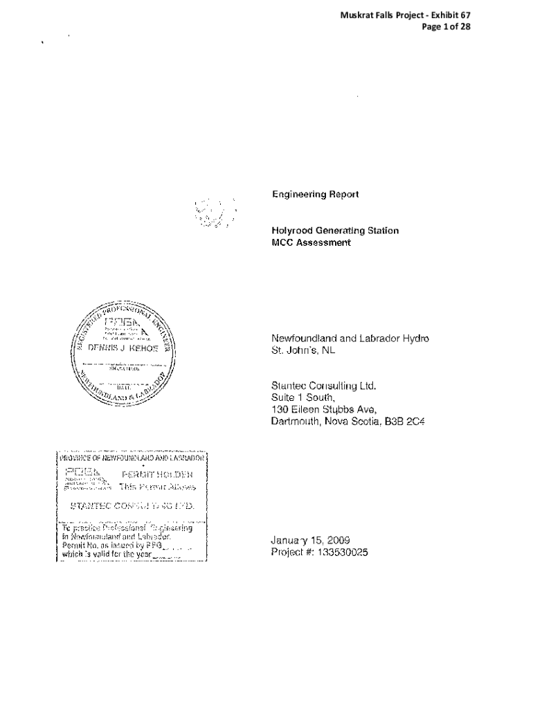 Fillable Online Muskrat Falls A Misguided Project Industry, Energy