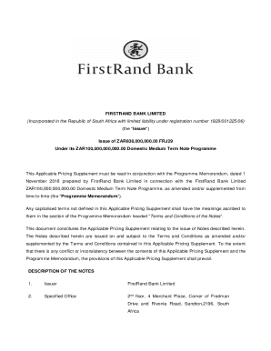 FRJ29 Pricing Supplement 14112019 ...