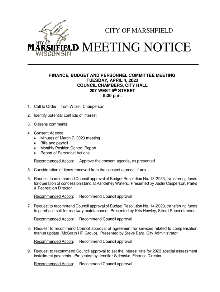 Fillable Online Budget City of Knoxville Fax Email Print pdfFiller