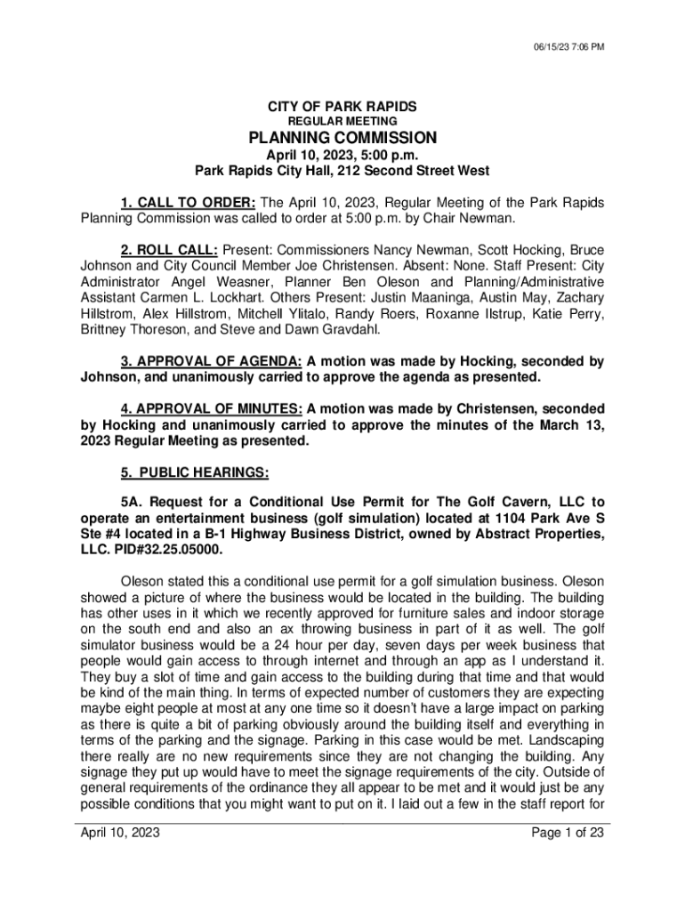 Fillable Online ci parkrapids mn 06/15/23 706 PM Fax Email Print pdfFiller