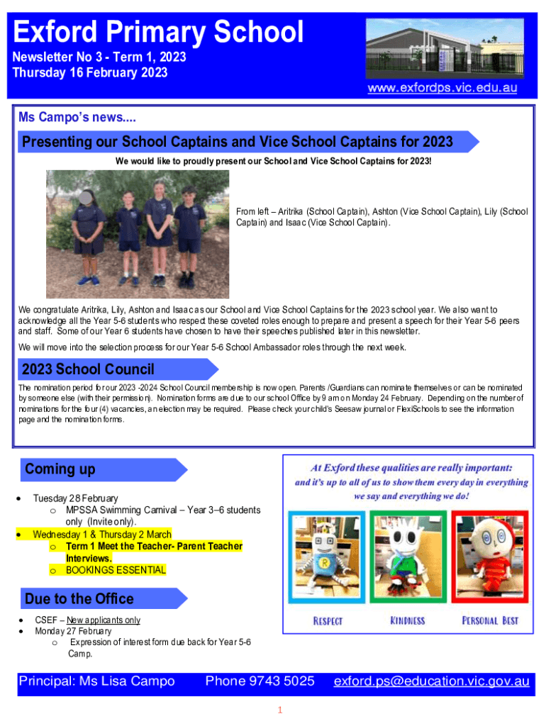 Fillable Online Sport captain speeches year 6 Fax Email Print pdfFiller