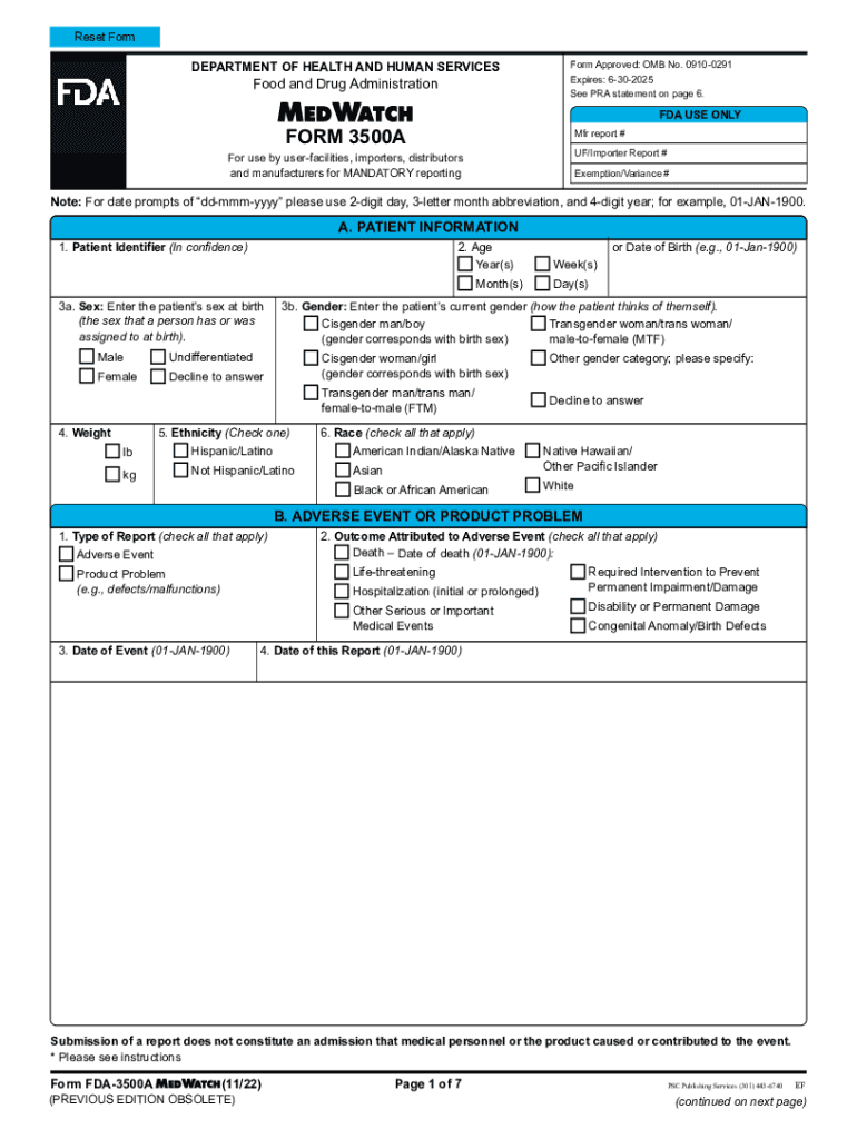 fda 3500a pdf Preview on Page 1