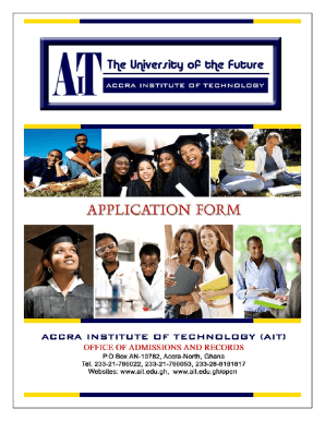 Fillable Online AIT-PMI-CERTIFICATION PROGRAMS APPLICATION FORM-MASTER ...