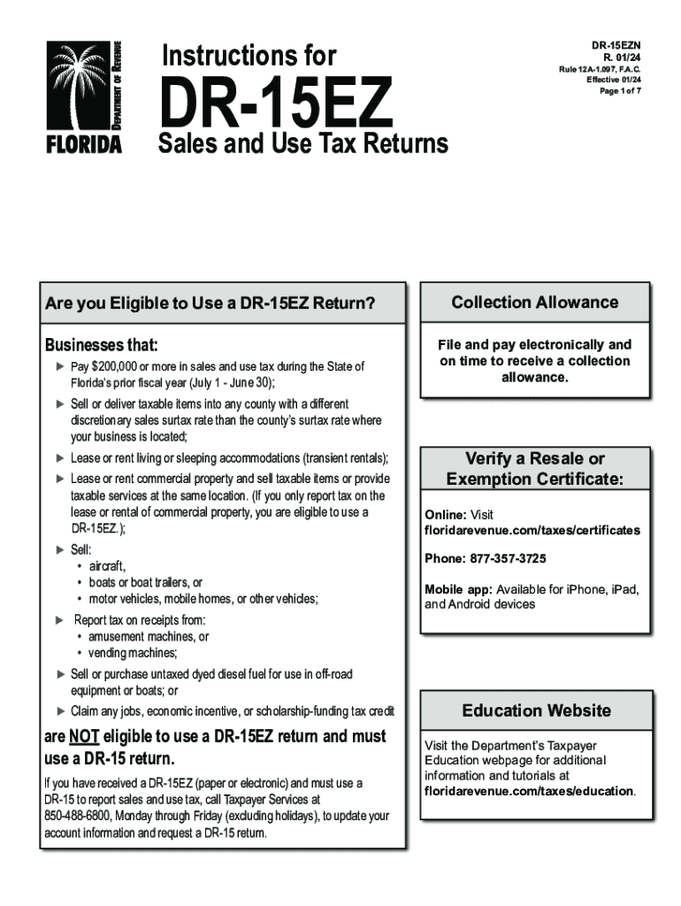 How to File and Pay Sales Tax in Florida Preview on Page 1