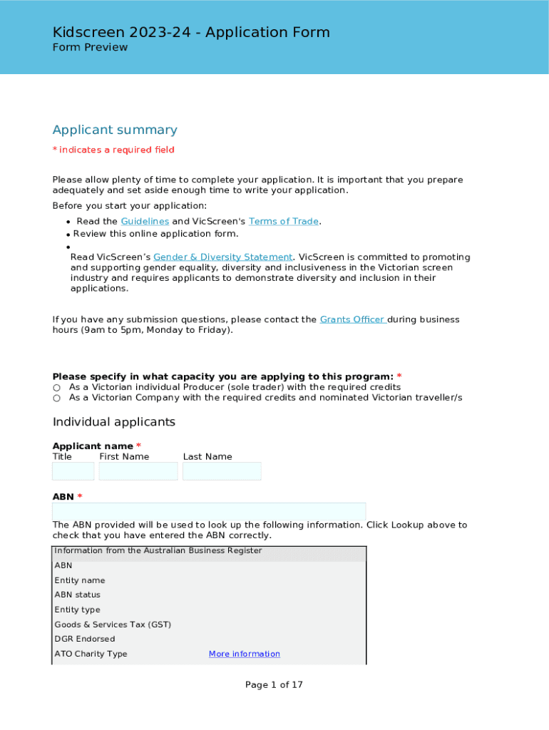 Form preview