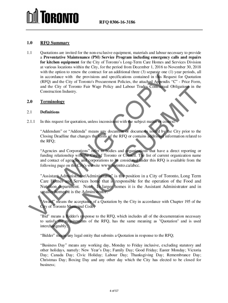 Fillable Online Request for Proposal (RFP) Mechanical & HVAC ... Fax ...