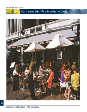 Draft LTCCP - Our Community Plan - Submission Form. Draft LTCCP - Our Community Plan - Submission Form