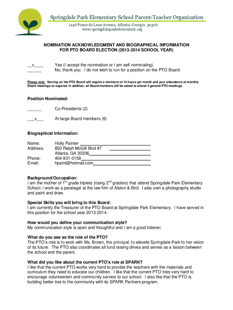 Form preview