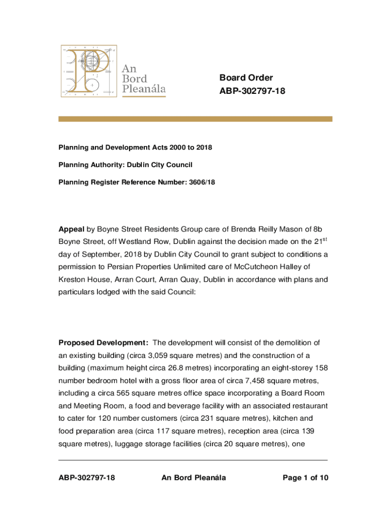 Fillable Online Planning Register Reference Number 3606/18 Fax Email