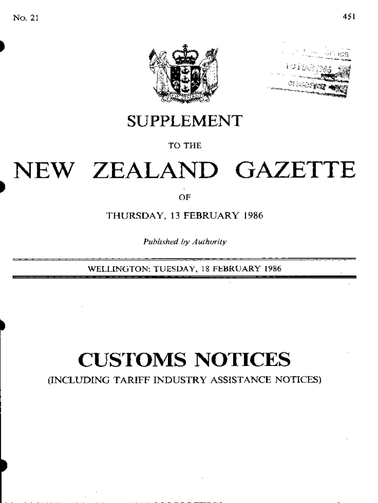 Fillable Online library victoria ac Importing into New Zealand