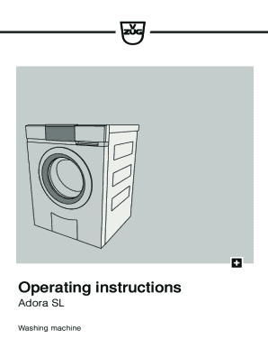 V-ZUG Adora L Operating Instructions Manual Page 6