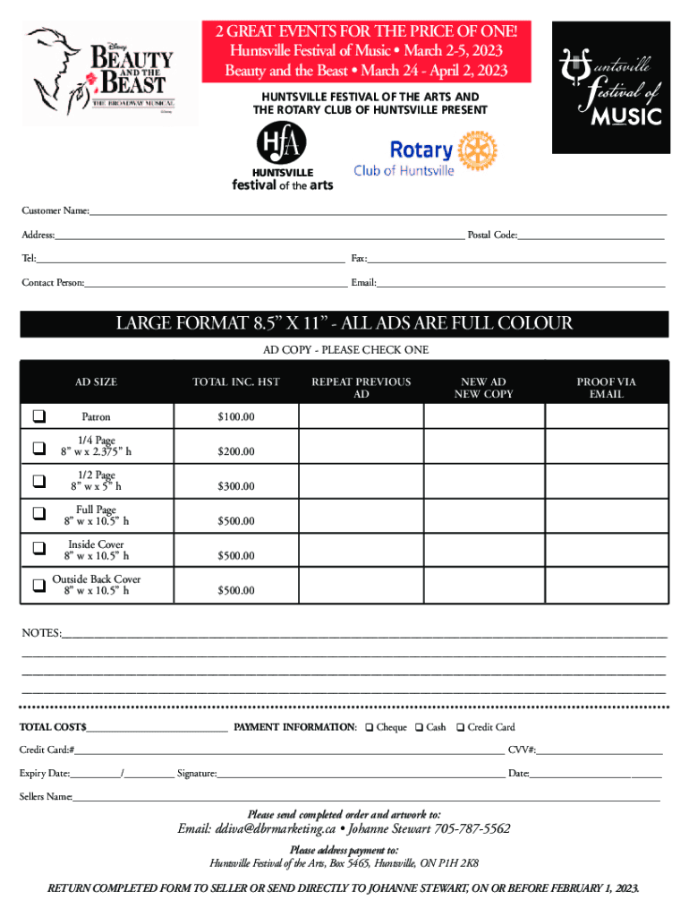 Fillable Online Beauty and the Beast hits the Algonquin Theatre stage