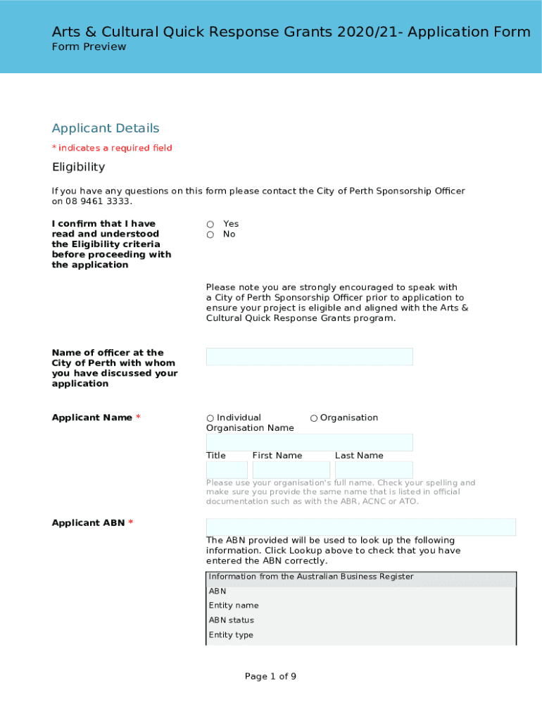 Form preview