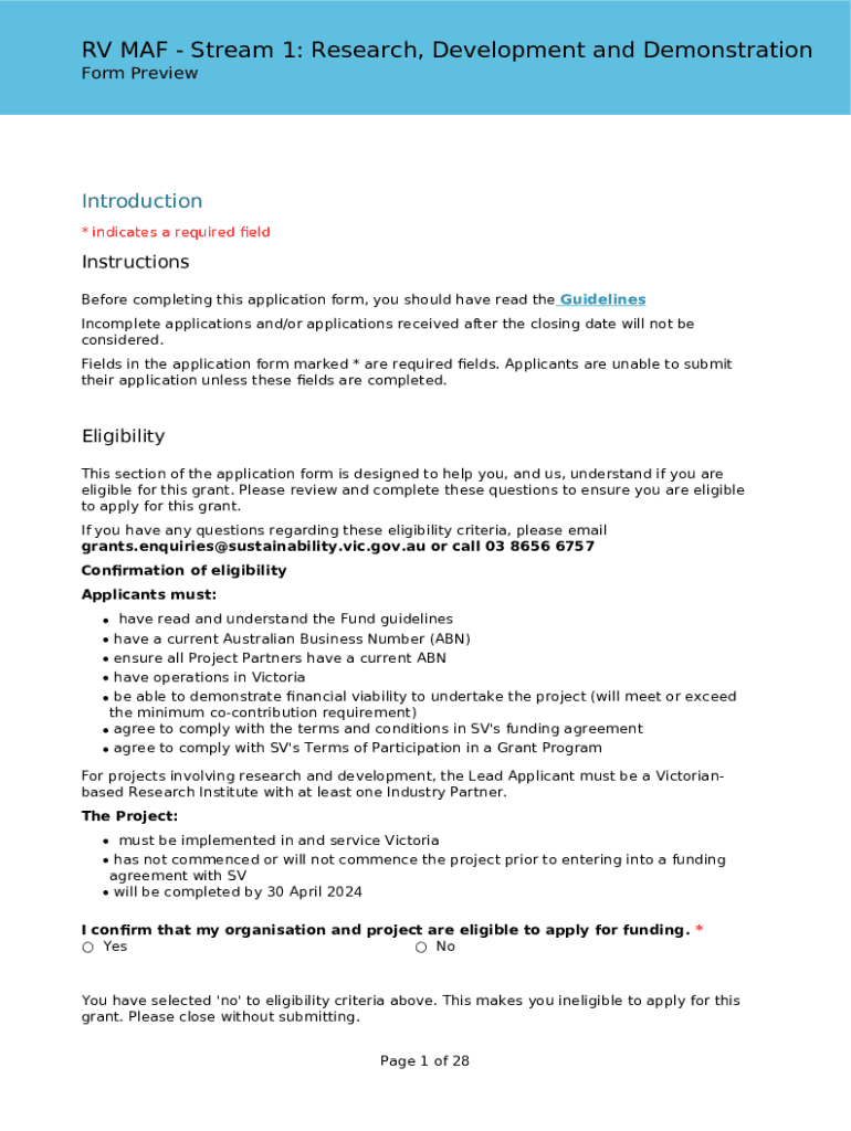 Form preview