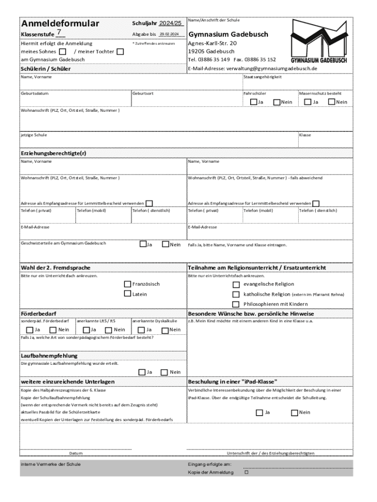 Form preview