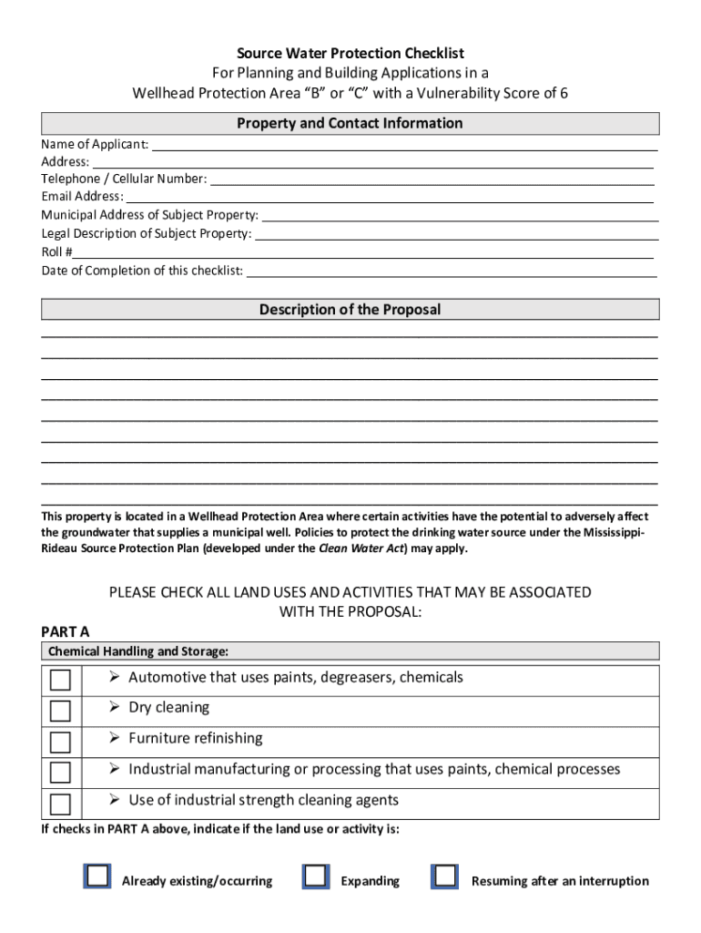 Fillable Online What is a wellhead protection area and how can a