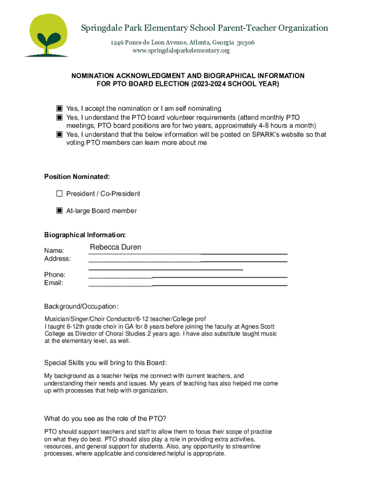 Form preview