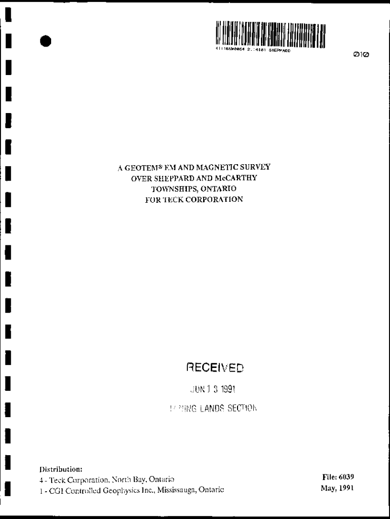 Fillable Online I am just learning about townships and I