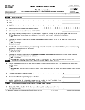 Fillable Online About Form 8936-A, Qualified Commercial Clean Vehicle ...
