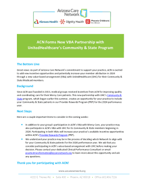 ACN Forms New VBA Partnership with UnitedHealthcare's ...