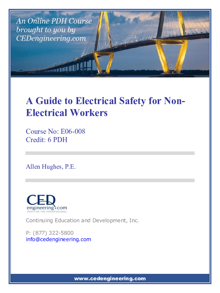 Electrical Safety For Non Electrical Workers at Keith Fuller blog
