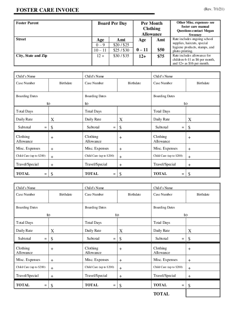 Foster Care Maintenance Payments Updated 06 19 08 Preview on Page 1