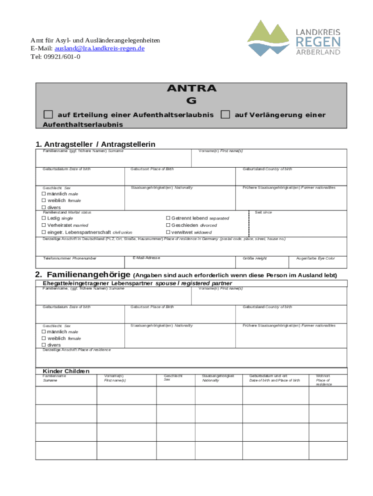 Antrag Auf Erteilung Einer Aufenthaltserlaubnis Pdf antrag-auf-erteilung-und-verlaengerung-einer-ae.pdf Doc Template