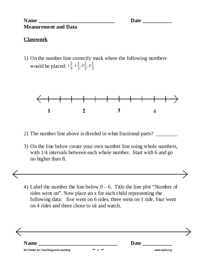 Negative and Positive Number Line (Video &amp; Practice) Doc Template ...