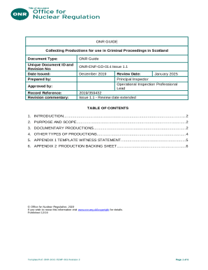 Witness Statement Taking