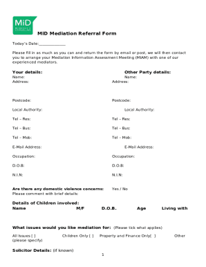 California Divorce Form FL-100