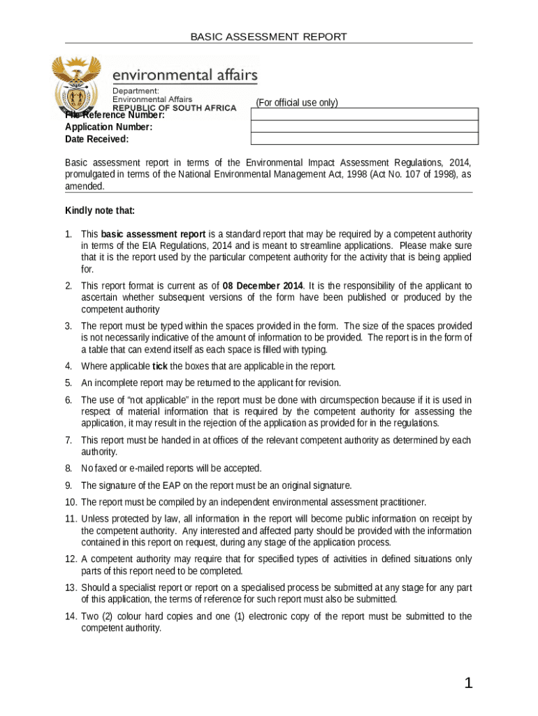 environmental impact assessment for the proposed Eskom Doc Template