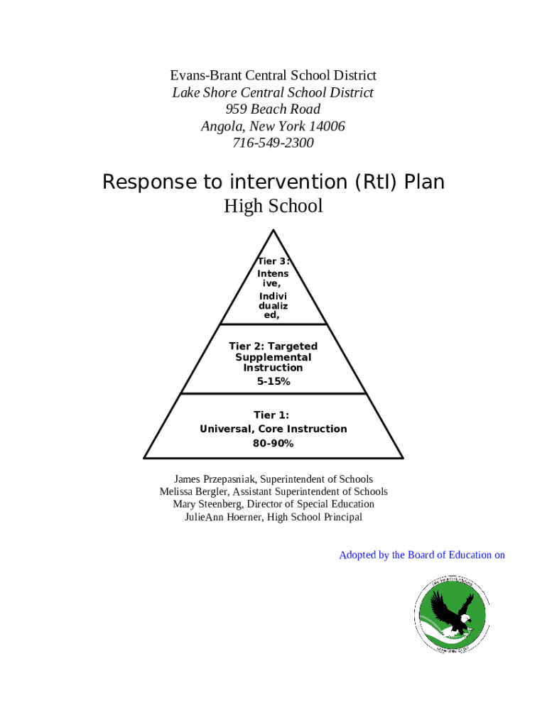 Wellsville Elementary School Response To Intervention Model Doc Template pdfFiller
