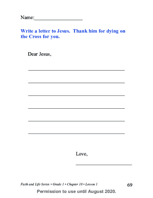 Thank you letters template