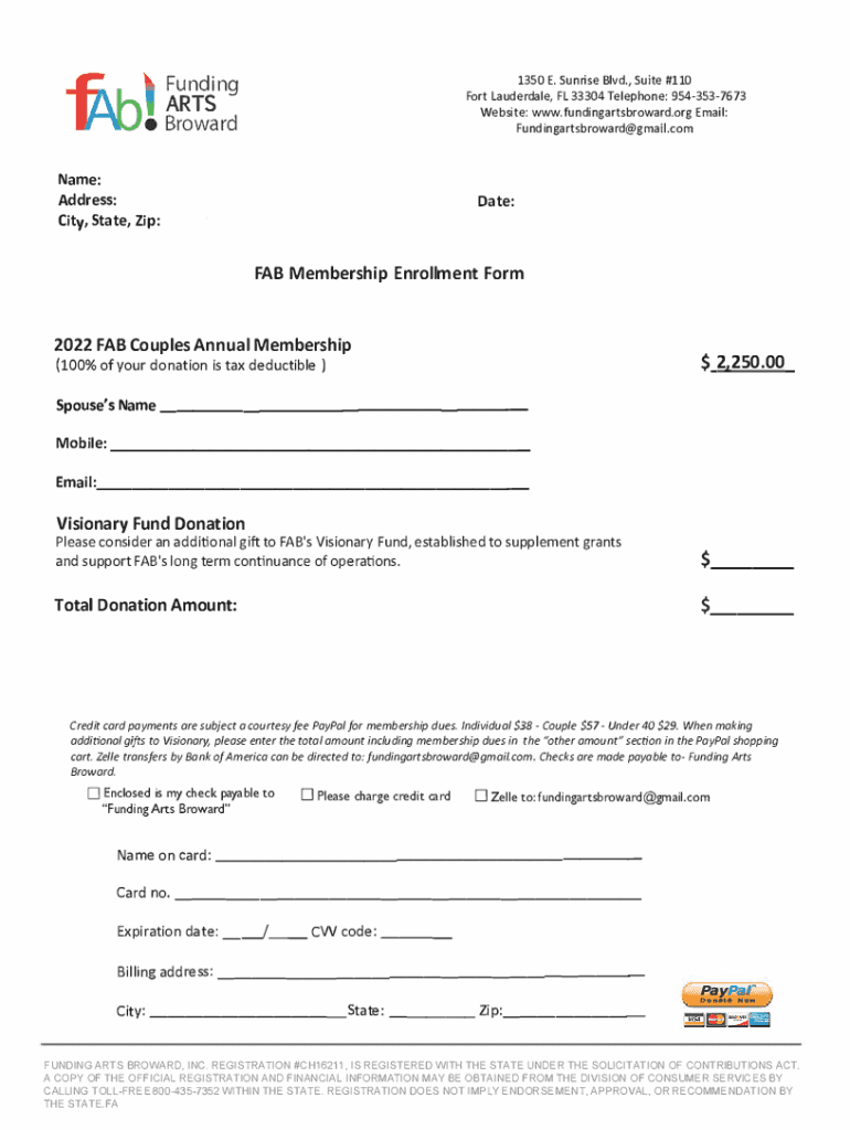 Fillable Online Funding Arts Broward IncFoundation Directory Candid 