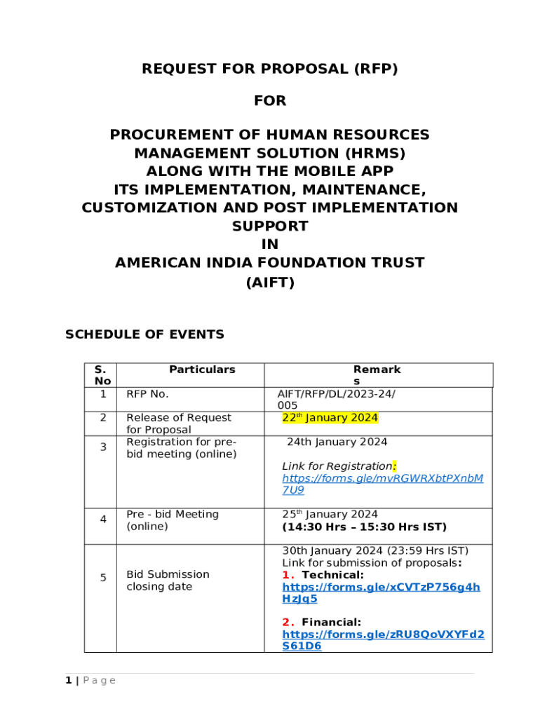 RFP - for procurement of human resources management ... Doc Template ...