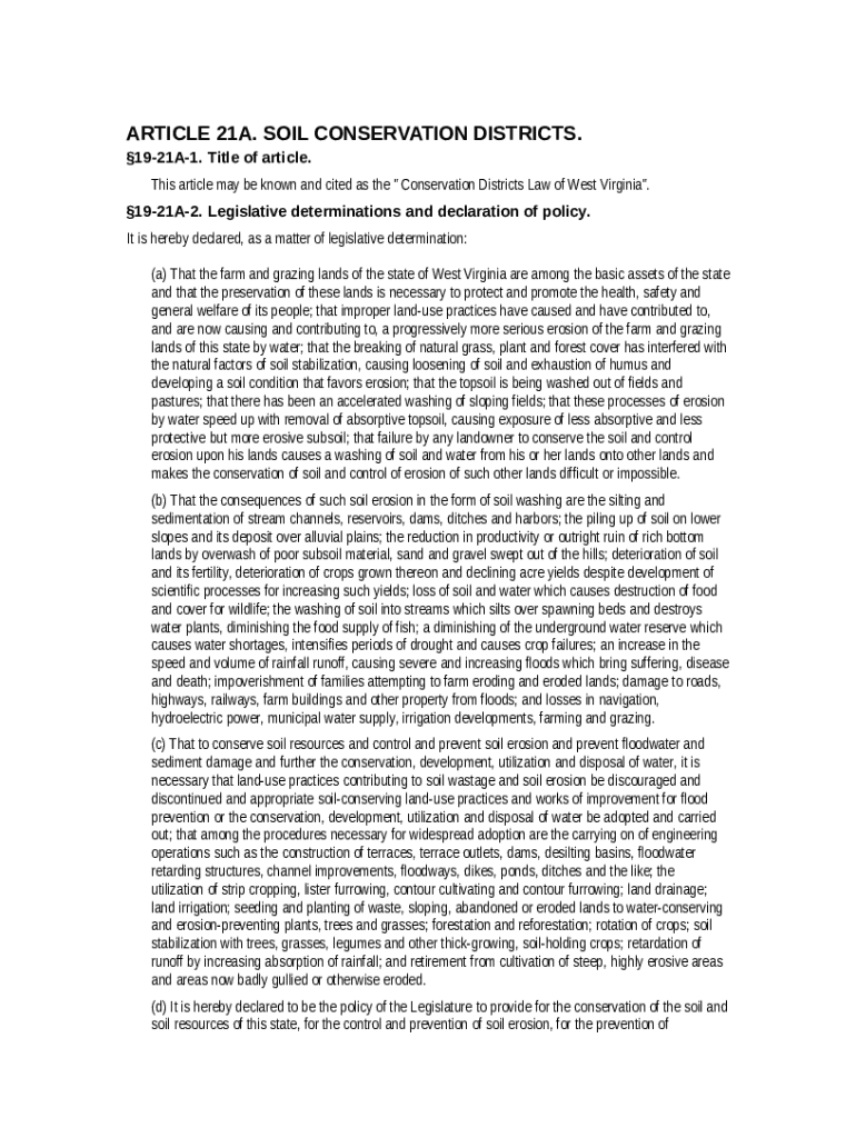 article 21a. soil conservation districts. Doc Template pdfFiller