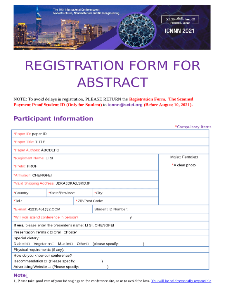 Form preview