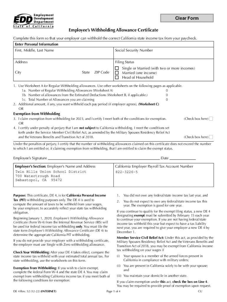 Fillable Online Use Worksheet A for Regular Withholding allowances Fax Fillable Online Use Worksheet A for Regular Withholding allowances Fax