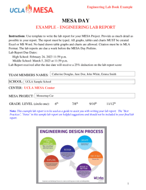 Fillable Online A Guide To Writing An Engineering Laboratory (Lab ...