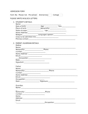 Form preview
