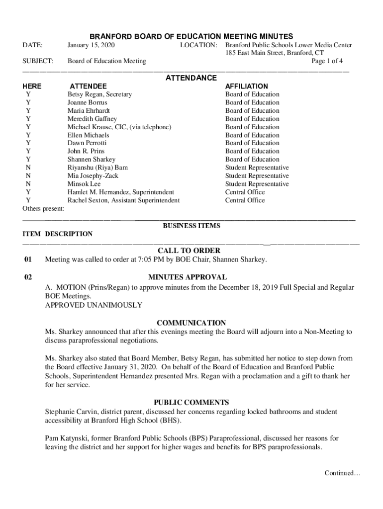 Fillable Online Branford Public Schools: Home Fax Email Print - pdfFiller