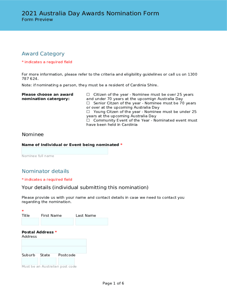 Form preview