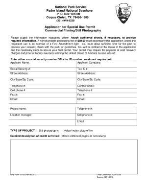 Commercial Filming Permit Application