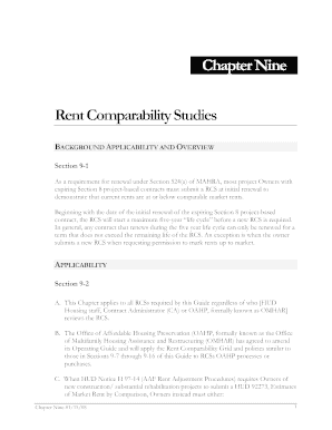 Fillable Online oregon Section 8 Renewal Policy Guide - Chapter 9 - Oregon.gov - oregon Fax